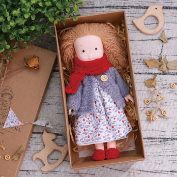 12" Handmade Doll - Waldorf Style - Great for Girls & Boys