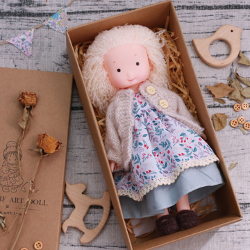 Handmade Waldorf Doll - 12" Tall - Great for Imaginative Play