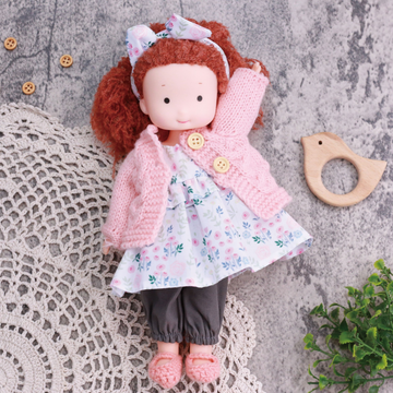 Handmade Waldorf Doll - USA Crafted - Non-Toxic & Safe