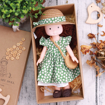 Waldorf Doll Clothes Set - 5-Piece Outfit for Dolls - Sustainable Fabrics