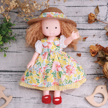 Heirloom-Quality Waldorf Doll - Hand-Stitched Details - Family Keepsake