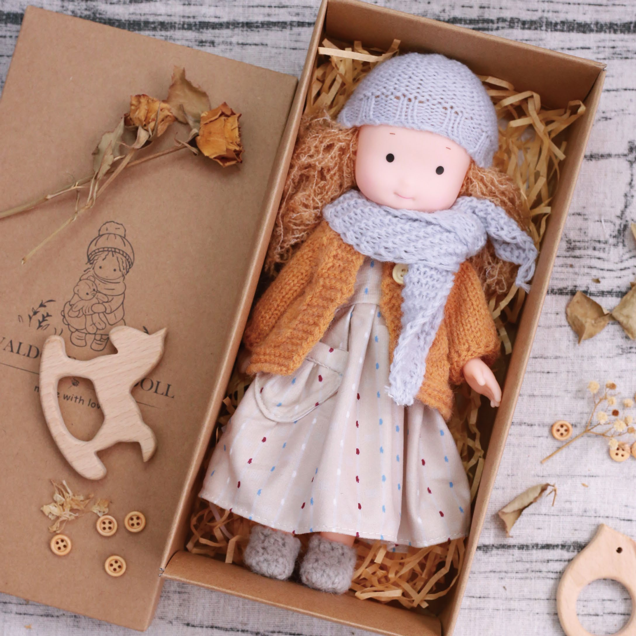 Waldorf Doll Making Kit - DIY Craft for Kids - Educational Gift
