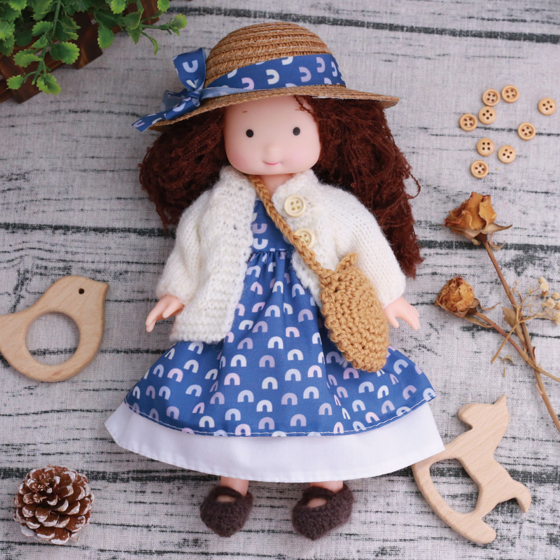 Waldorf Doll with Reversible Outfit – Two Styles in One